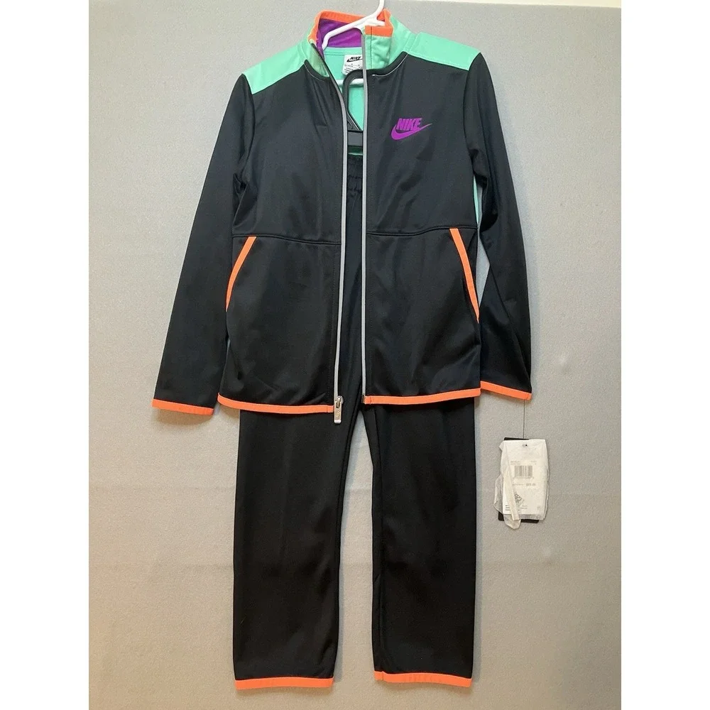 Nike Sportswear Tricot Illuminate Full Zip Up Jacket Youth Kids Sz 6Just Do It